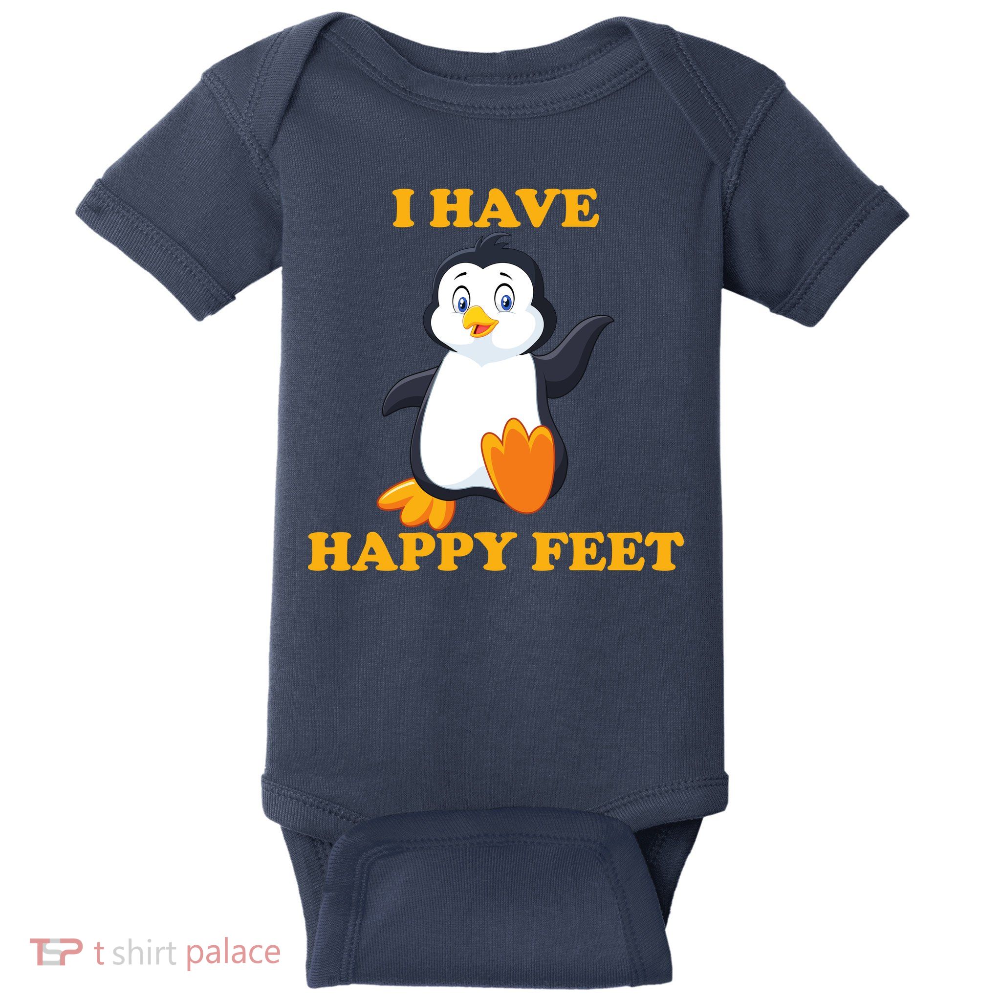 I Have Happy Feet Baby Bodysuit