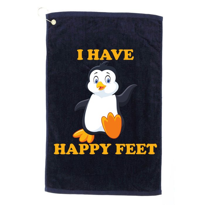 I Have Happy Feet Golf Towel