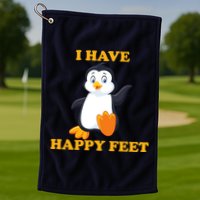 I Have Happy Feet Golf Towel