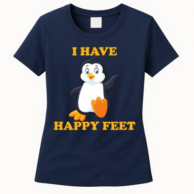 I Have Happy Feet Womens T-Shirt