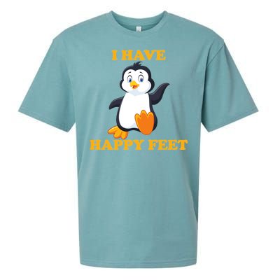 I Have Happy Feet Sueded Cloud Jersey T-Shirt