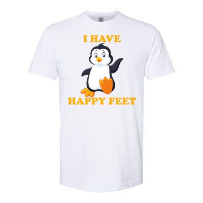 I Have Happy Feet Softstyle® CVC T-Shirt