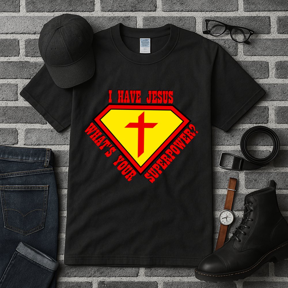 I have Jesus What's Your Superpower Tall T-Shirt