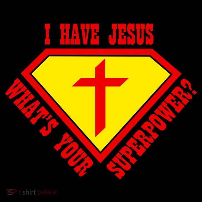 I have Jesus What's Your Superpower 16 in Basic Backpack