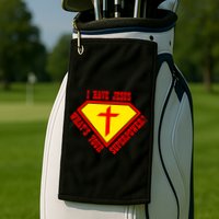 I have Jesus What's Your Superpower Golf Towel