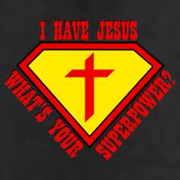 I have Jesus What's Your Superpower Golf Towel