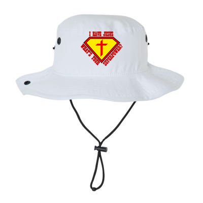 I have Jesus What's Your Superpower Legacy Cool Fit Booney Bucket Hat