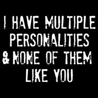 I Have Multiple Personalities And None Of Them Like You Stripe Pom Pom Beanie