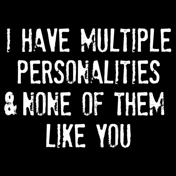I Have Multiple Personalities And None Of Them Like You Flexfit Unipanel Trucker Cap
