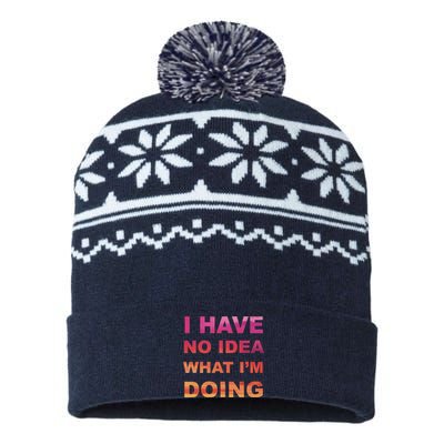 I Have No Idea What I'm Doing USA-Made Snowflake Beanie