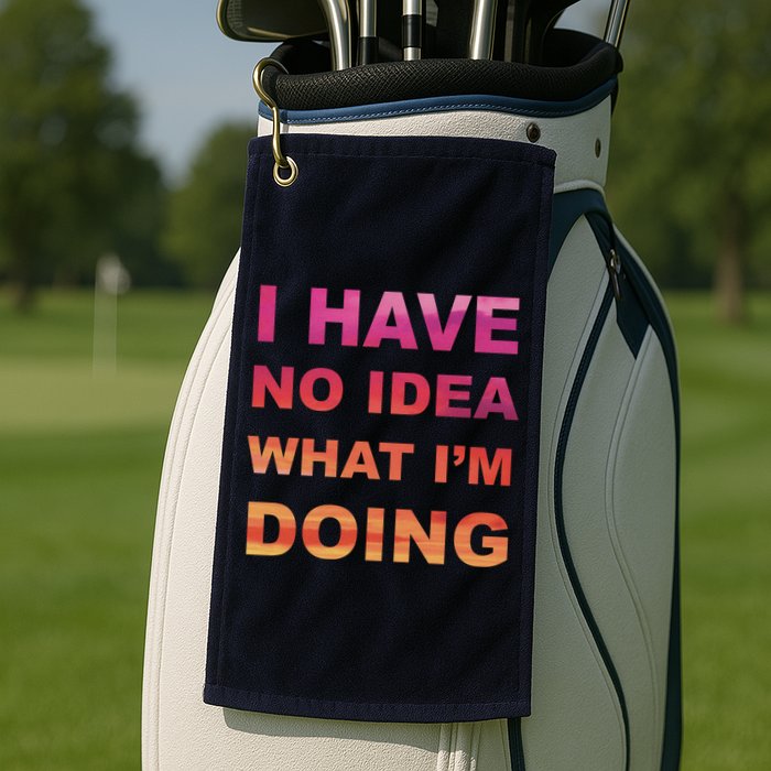I Have No Idea What I'm Doing Golf Towel