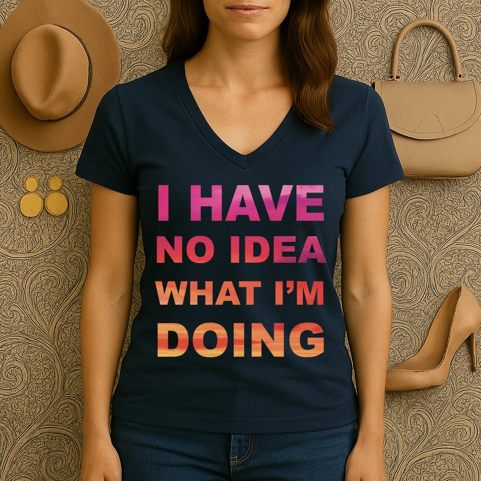 I Have No Idea What I'm Doing Women's V-Neck T-Shirt