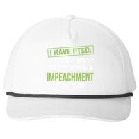 I Have PTSD President Trump Stress Disorder Snapback Five-Panel Rope Hat