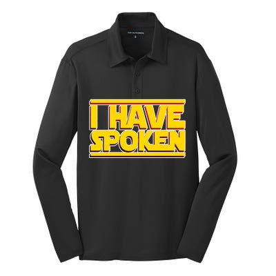 I Have Spoken Silk Touch Performance Long Sleeve Polo