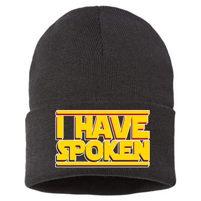 I Have Spoken Sustainable Knit Beanie