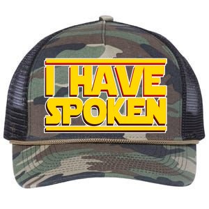 I Have Spoken Retro Rope Trucker Hat Cap