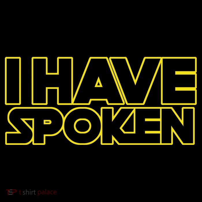 I Have Spoken Movie Slogan 16 in Basic Backpack