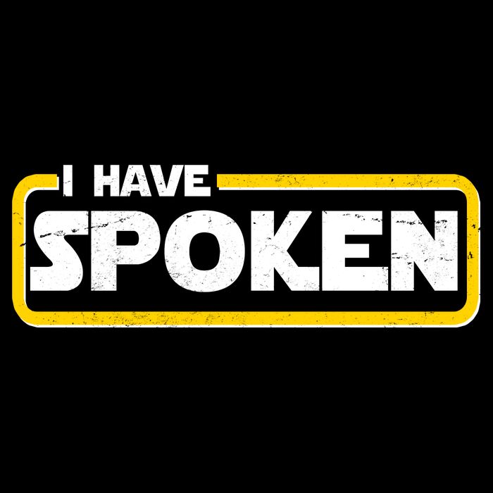 I Have Spoken Vintage Logo Visor