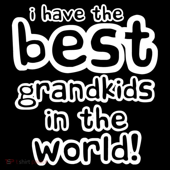 I Have The Best Grandkids In The World Drawstring Bag