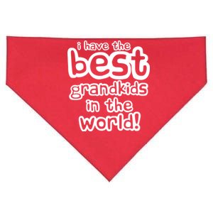 I Have The Best Grandkids In The World USA-Made Doggie Bandana