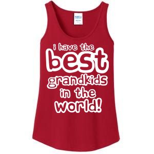 I Have The Best Grandkids In The World Ladies Essential Tank