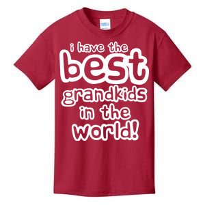 I Have The Best Grandkids In The World Kids T-Shirt