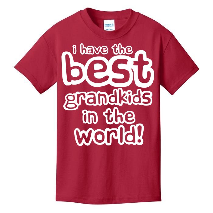 I Have The Best Grandkids In The World Kids T-Shirt