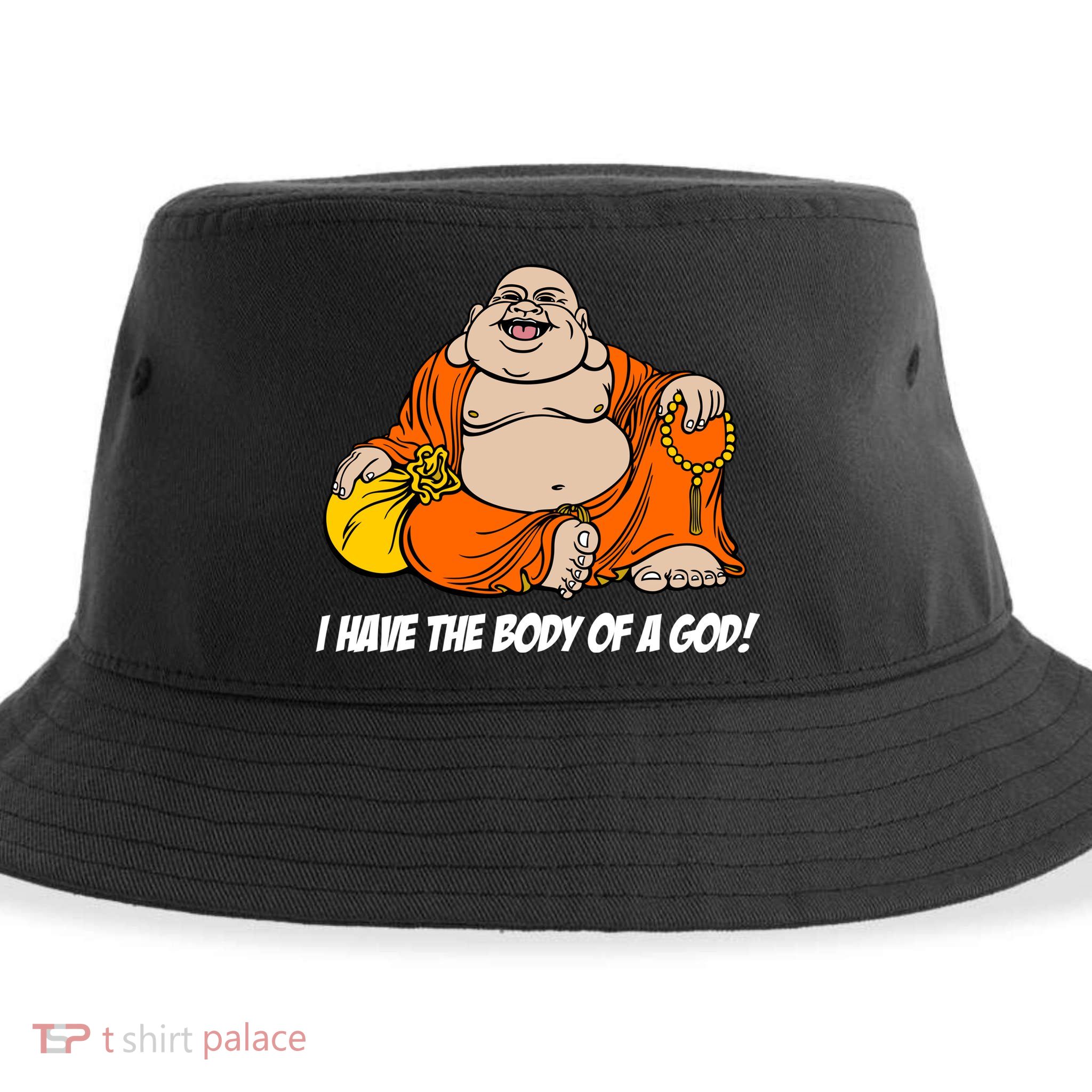 I Have The Body Of A God Sustainable Bucket Hat
