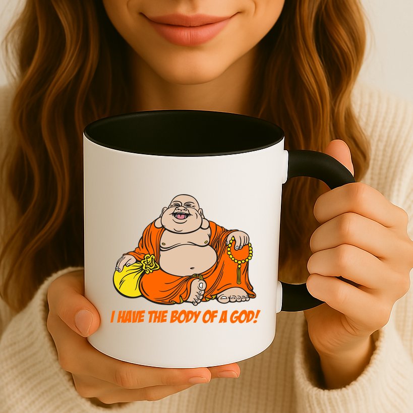 I Have The Body Of A God Mug