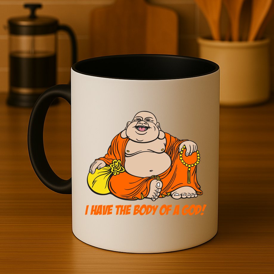 I Have The Body Of A God Mug