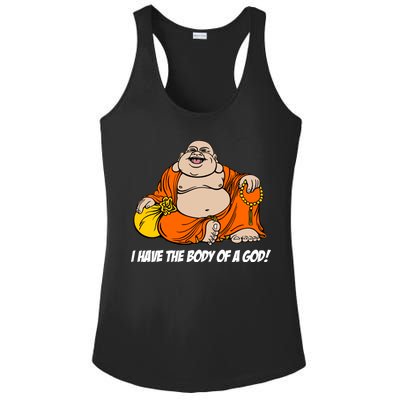 I Have The Body Of A God Ladies PosiCharge Competitor Racerback Tank