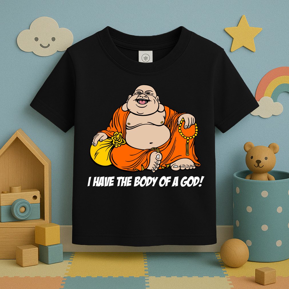 I Have The Body Of A God Toddler T-Shirt