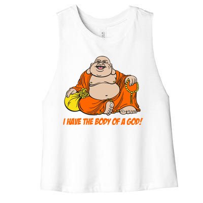 I Have The Body Of A God Women's Racerback Cropped Tank