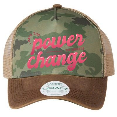 I Have The Power To Create Change Legacy Tie Dye Trucker Hat