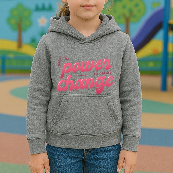 I Have The Power To Create Change Kids Hoodie