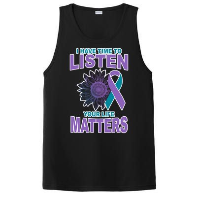 I Have Time To Listen Your Life Matters Suicide Prevention PosiCharge Competitor Tank