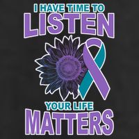 I Have Time To Listen Your Life Matters Suicide Prevention Golf Towel