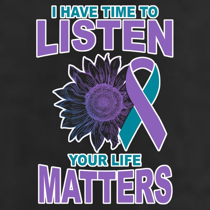 I Have Time To Listen Your Life Matters Suicide Prevention Golf Towel
