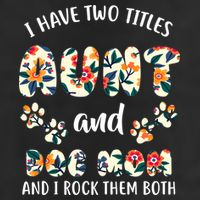 I Have Two Titles Aunt And Dog Mom 25L Jumbo Tote