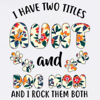 I Have Two Titles Aunt And Dog Mom Garment-Dyed Sweatshirt