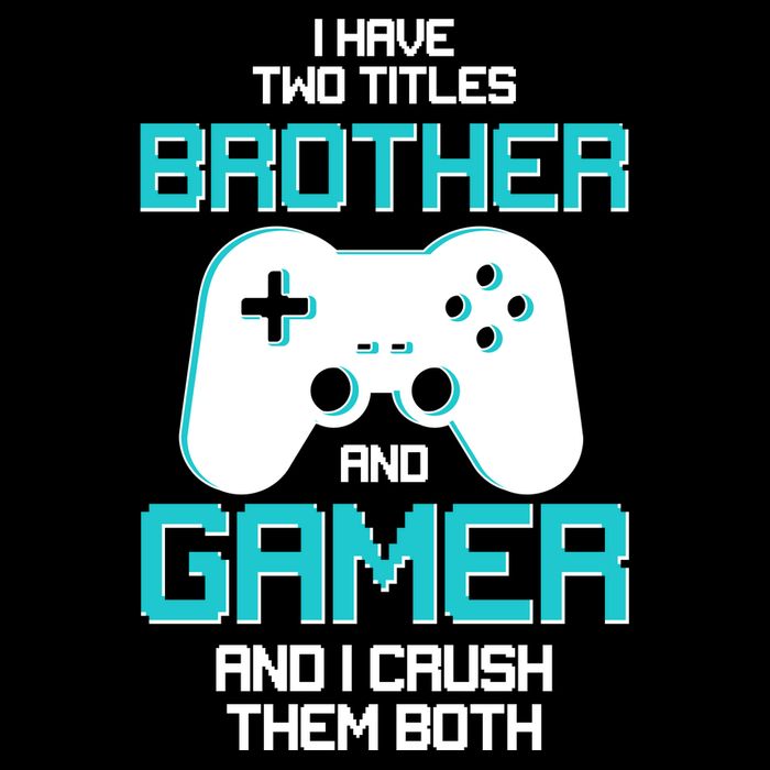 I Have Two Titles Brother Gamer And I Crush Them Both Impact Tech Backpack