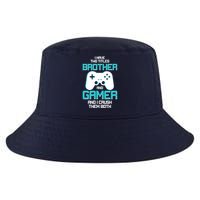 I Have Two Titles Brother Gamer And I Crush Them Both Cool Comfort Performance Bucket Hat