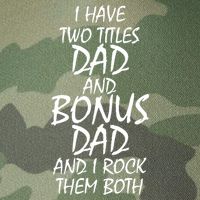 I Have Two Titles Dad And Bonus Dad I Rock Them Both Legacy Tie Dye Trucker Hat