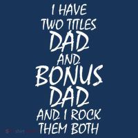 I Have Two Titles Dad And Bonus Dad I Rock Them Both 25L Jumbo Tote