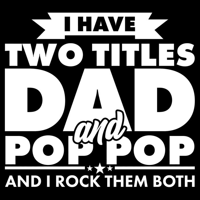 I Have Two Titles Dad And Pop Pop Impact Tech Backpack
