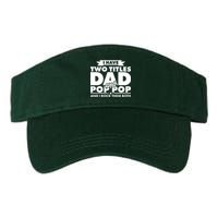 I Have Two Titles Dad And Pop Pop Valucap Bio-Washed Visor