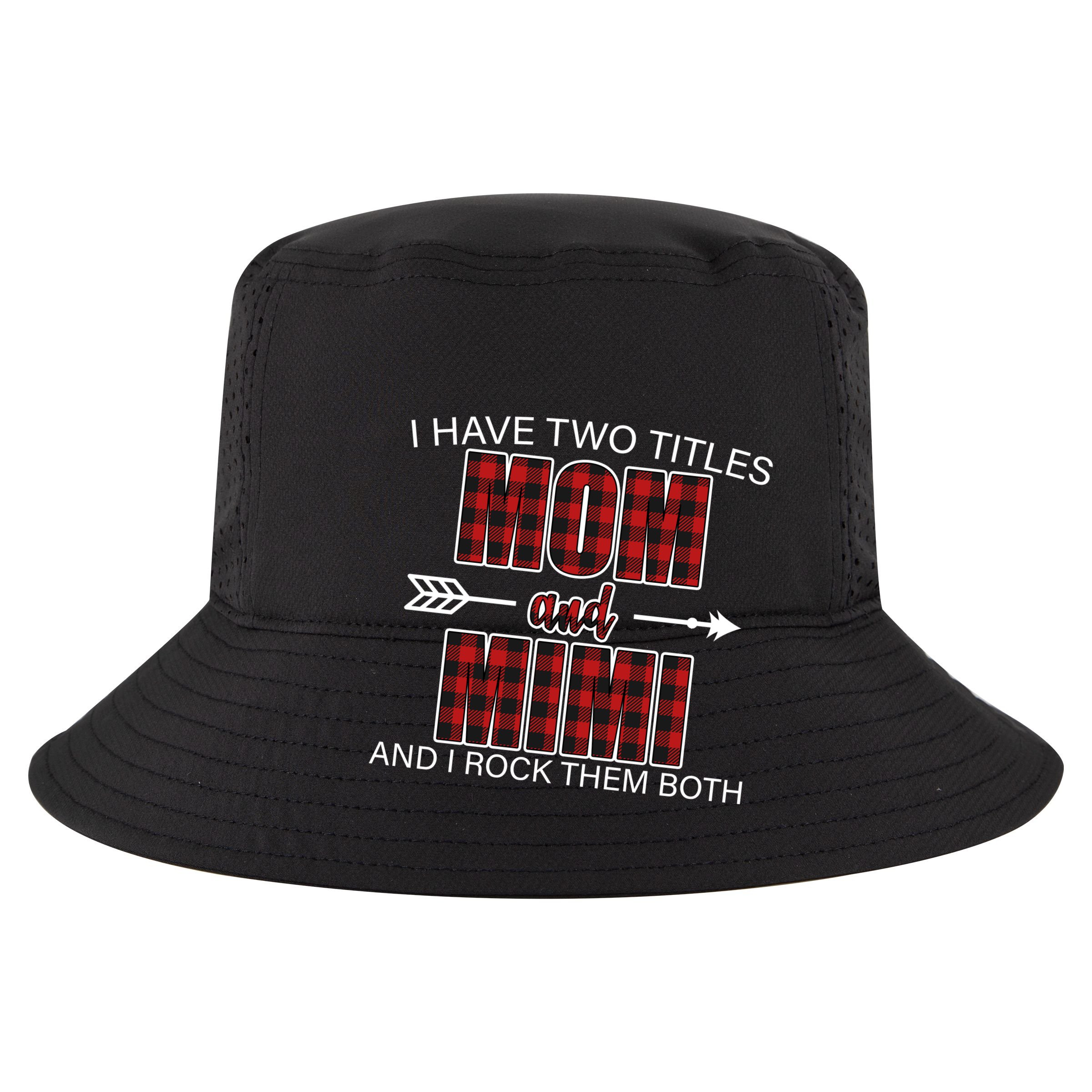 I Have Two Titles Mom And Mimi Cropped Pullover Crew