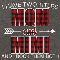 I Have Two Titles Mom And Mimi Cotton Canvas Backpack