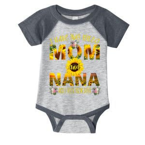 I Have Two Titles Mom And Nana Infant Baby Jersey Bodysuit