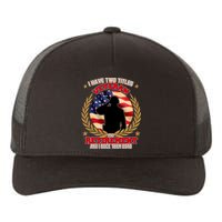 I Have Two Titles Veteran And Retirement Yupoong Adult 5-Panel Trucker Hat